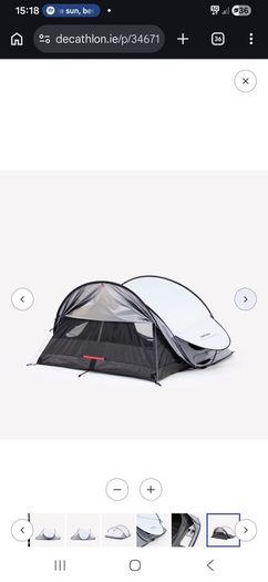 3 man pop up fresh and black 2 second tent