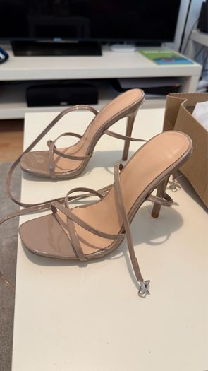 Nude high heels