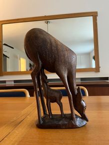 Vintage wooden sculpture