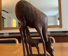 Vintage wooden sculpture