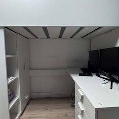 Loft bed with Desk Ikea