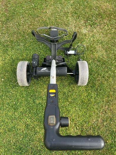 Powakaddy Classic Legend Electric Golf cart with Golf bag cover