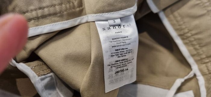Sandro cotton skirt