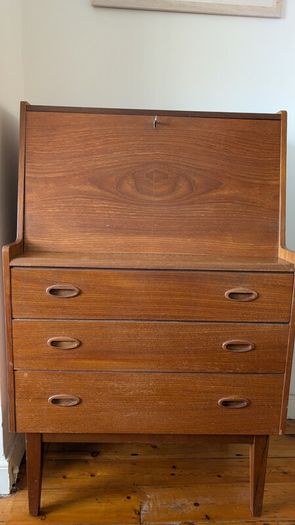 Teak bureau