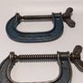 Vintage Pair of Record 3" G Clamps Image 2