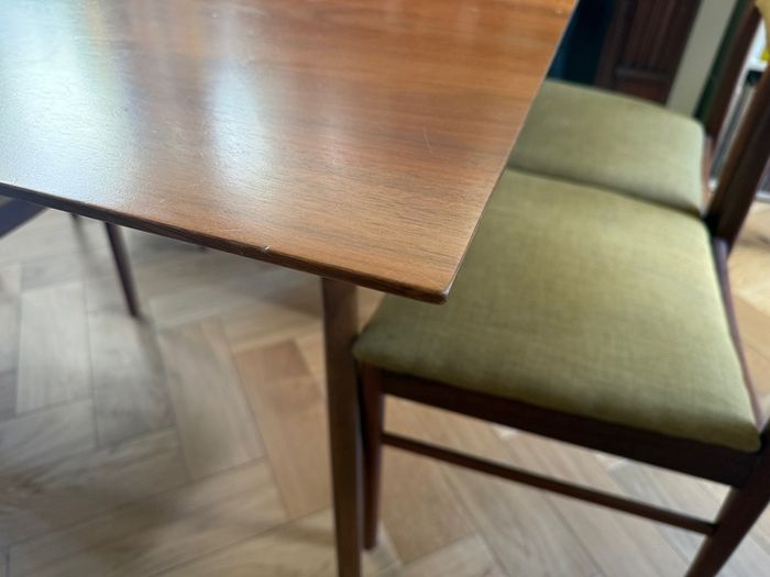 West Elm extendable dining table - mid-century