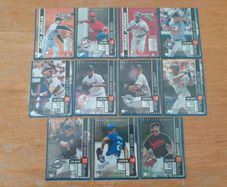 11 Rare 1st Edition MLB Showdown Cards (WOTC 2000 - 2002) - Sleeved. Wizards of the Coast. Collectable, sports, memorabilia. Baseball. USA.