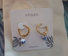 Atolea hoop earrings