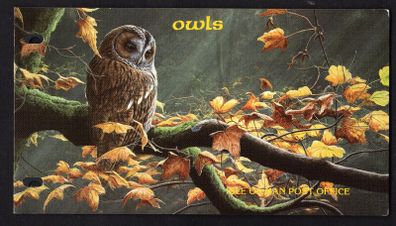 1997 Isle of Man Owls Commemorative Stamps Presentation Pack