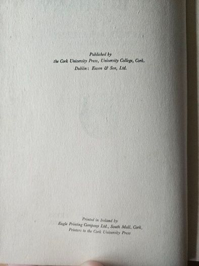 The Family At Bethany. By Alfred O' Rahilly. President of Cork University. First Edition 1949 Hardback With Dustjacket In Good Condition.  See Photos For Same.