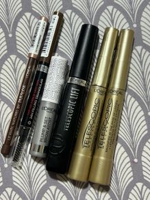 Loreal Paris mascara, brow plump & set , brow pencil and eye pencil new