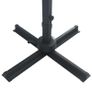 Cantilever Umbrella with LED Lights and Aluminium Pole 400x300 cm Green Image 9