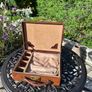 Antique Leather Jewellery Box Image 5