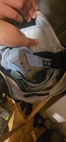 skating shoes with hand and leg protectors