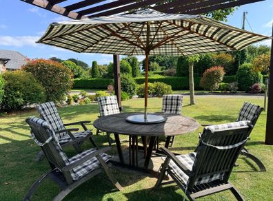Solid Teak Garden Set