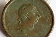1806 Penny King George III copper coin