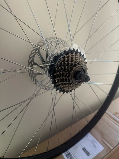 Brand new 27.5 Shimano Cassette Disc Mountain Bike Back Wheel ( BRAND NEW )