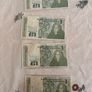 1 pound punt irish notes used for 10 euro each Image 2