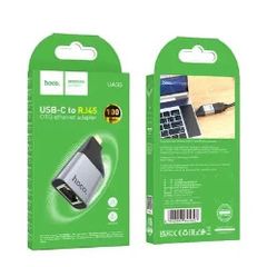 Hoco UA35 Type-C to RJ45 Adapter Grey