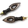 1Pair Waterproof Amber Light 12 LED Motorcycle Turn Signal Lights Indicators Lights Image 5