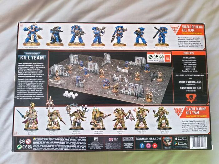 Warhammer 40k Kill Team Starter Set: Space Marines v Death Guard