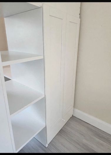 Ikea SMASTAD Loft Bed with Desk, Drawers, Wardrobe & Shelves -Good Condition