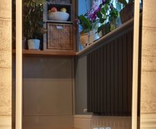 LED Bathroom Mirror 50x70cm Demister Speakers Dual LED Makeup Touch Switvh Bright Light