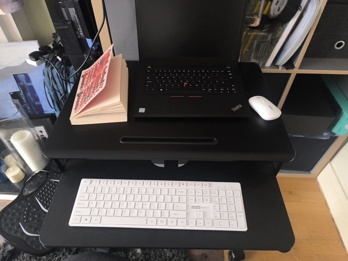 Desk and stool