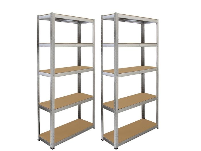 2 Bays Of 5 Layer Shelving Shelves Racking