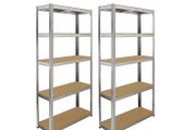 2 Bays Of 5 Layer Shelving Shelves Racking