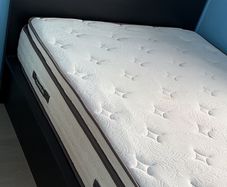 Ikea double ottoman bed malm