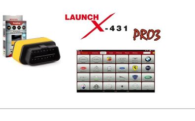 Launch X431 PRO 3 Car , Van , Bike Diagnostics Tool
