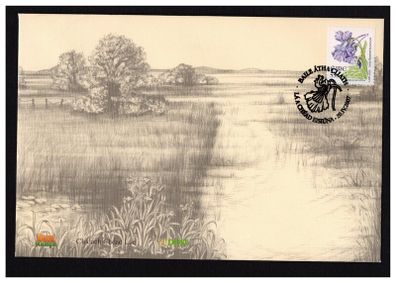 2007 Ireland Eleventh Definitive Series Wild Flowers Self-adhesive from booklets 55c Large-Flowered Butterwort Stamps An Post First Day Cover (FDC)