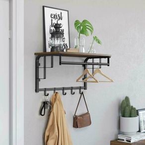 New Vintage Hanging Coat Wall Rack - FREE P&P