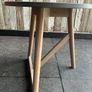 Hamar Round Side Table Grey by gallery Image 3