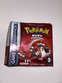 Pokemon Ruby GBA Official Box