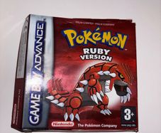 Pokemon Ruby GBA Official Box