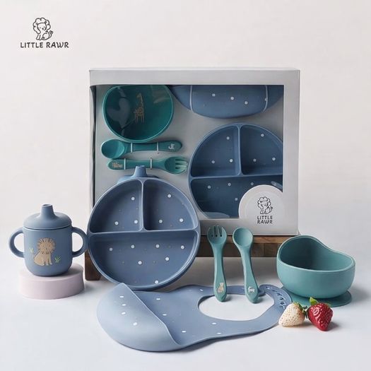 Little Rawr 6pc Baby Feeding Set - Lion Design - BNIB