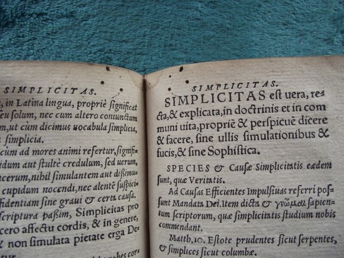 Regulae Vitae, Virtutum Descriptiones Methodicae - David Chytraeus - Published By Witebergae 1565