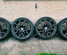 R20 5x112 BMW Style 795M G30 staggered alloy wheels with very good tyres and tpms