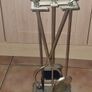 Classic brass fireplace accessories set Image 8