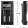 SOAIY Universal LCD Battery Charger 18650 Intelligent Charging Station with Display Image 6