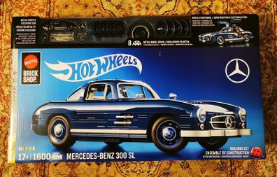 Mattel Brick Shop Hot Wheels Mercedes-Benz 300 Sl Building Toy Kit