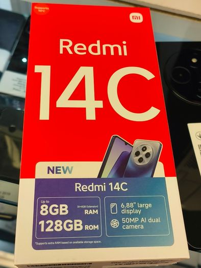Xiaomi Redmi 14C 4G 8GB/128GB Black (Midnight Black) Dual SIM Unlocked Like New