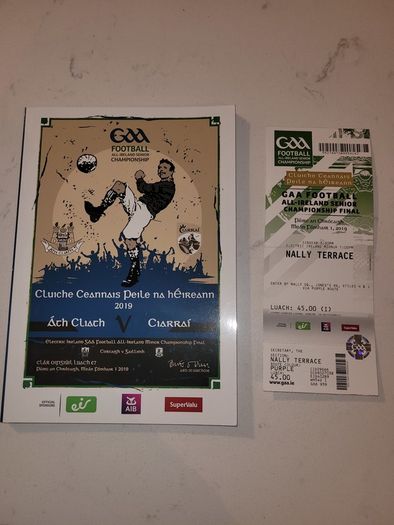2019 All Ireland Final Programme & March Ticket