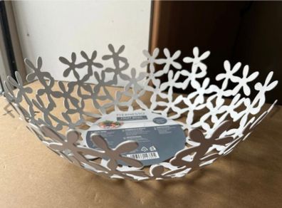 White Metal Fruit Basket