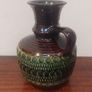 Fabulous Mid Century Funky Retro West German, One Handled Vase Produced by Bay Keramik, Ransbach Baumbach, Shape Number 77/17, Circa 1960s Image 4