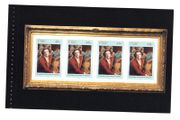 2003 Ireland 140th Anniversary of National Gallery of Ireland Commemorative Stamp 2nd Issue Booklet Pane "Self-Portrait as Timanthes" by James Barry, Mint Never Hinged (MNH). Hibernian HP140