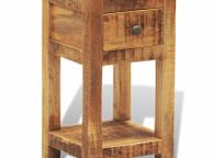 main image for ad Nightstand with 1 Drawer Solid Mango Wood