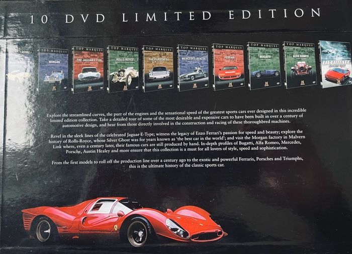 Classic Sports Car Collection - 10 DVD Box Set - Limited Edition